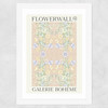 Flowerwall II Wide White Frame