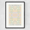 Flowerwall II Narrow Black Frame