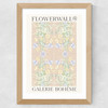 Flowerwall II Wide Oak Frame
