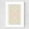 Flowerwall II Medium White Frame