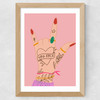 You Rock by Emmy Lupin Studio Wide Oak Frame