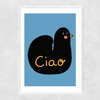 Ciao Bird Narrow White Frame