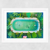 Forest Bathing Wide White Frame