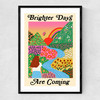 Brighter Days Narrow Black Frame