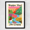 Brighter Days Medium Black Frame