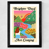 Brighter Days Wide Black Frame