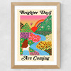 Brighter Days Wide Oak Frame