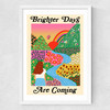 Brighter Days Medium White Frame