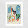 Headstand Narrow White Frame