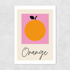 Orange Unframed Print