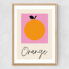 Orange Medium Oak Frame