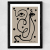 Abstract by Hali Igwelaezoh Wide Black Frame