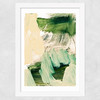 Minimalist Painting IX Wide White Frame