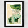 Minimalist Painting IX Wide Black Frame