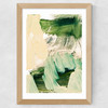 Minimalist Painting IX Wide Oak Frame