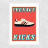 Teenage Kicks Narrow White Frame