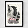 Retro Disco Cowgirl Medium Black Frame
