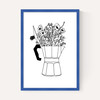 Moka Flowers Print