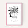 Moka Flowers Print