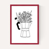Moka Flowers Print