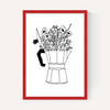 Moka Flowers Print