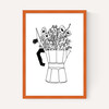 Moka Flowers Print