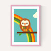 Dicky Bird - Owl and Rainbow