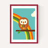 Dicky Bird - Owl and Rainbow