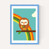 Dicky Bird - Owl and Rainbow