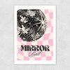 Retro Mirror Ball Unframed Print