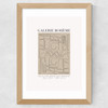 Aztec Beige Wide Oak Frame