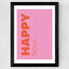 Happy Hour Wide Black Frame