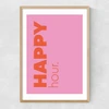 Happy Hour Narrow Oak Frame