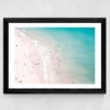Beach Summer Lover II Wide Black Frame