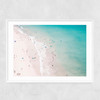 Beach Summer Lover II Narrow White Frame