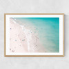 Beach Summer Lover II Narrow Oak Frame