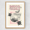 Disco Tequila Pink Medium Oak Frame