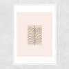Organics Narrow White Frame