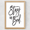 Stay In Bed by Honeymoon Hotel Wide Oak Frame