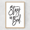 Stay In Bed by Honeymoon Hotel Narrow Oak Frame