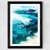 Sea Foam by 83 Oranges Wide Black Frame