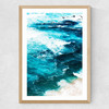 Sea Foam by 83 Oranges Medium Oak Frame