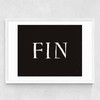 Fin Medium White Frame