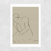 Thinking Man Unframed Print