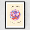 I Love You But I've Chosen Disco Medium Black Frame