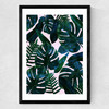 Leaves Medium Black Frame