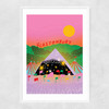 Glasto Narrow White Frame