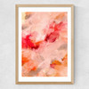 Abstract Painting I Medium Oak Frame