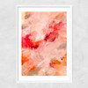 Abstract Painting I Narrow White Frame
