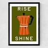 Rise and Shine Medium Black Frame